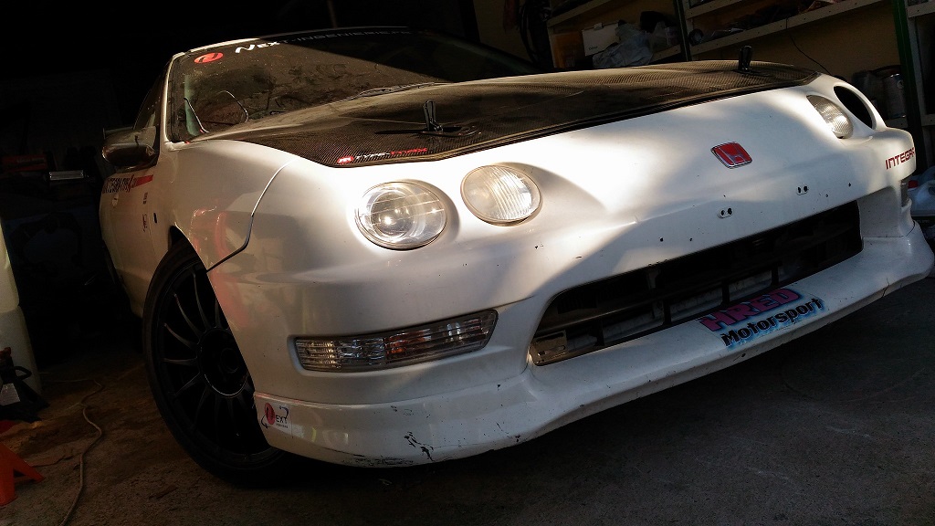 [ DC2 ] Integra Type R K24/K20 - TrackToy - Oups, le K24 a un peu mal ...